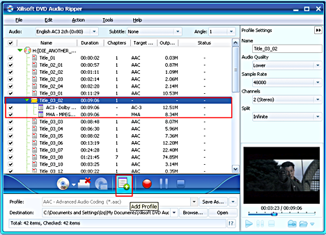 Xilisoft DVD Audio Ripper