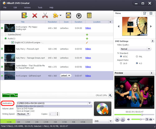 Xilisoft DVD Creator Tutorial How to burn AVI MPEG DivX to DVD