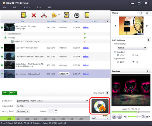 Xilisoft DVD Creator