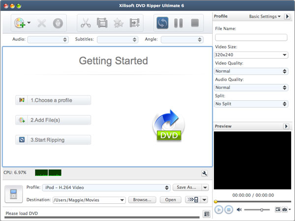 Xilisoft DVD Ripper Ultimate For Mac
