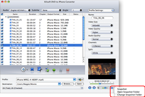 Xilisoft DVD to iPhone Converter for Mac