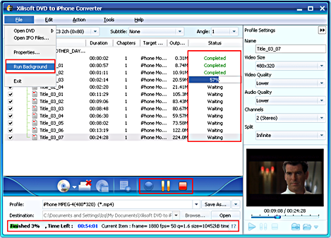Xilisoft DVD to iPhone Converter