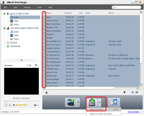 How to transfer iPod files