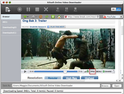 Xilisoft Online Video Downloader for Mac
