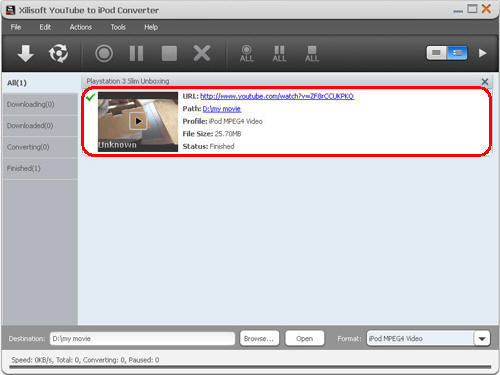 Download YouTube video, YouTube to iPod converter, Convert YouTube video to iPod