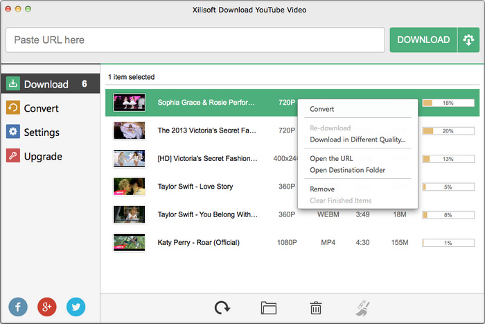 Xilisoft Download YouTube Video for Mac